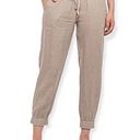 Anthropologie  Size M Cloth & Stone Tencel Jogger Pant Waist Beige *with flaw Photo 0