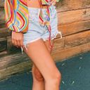 Revolve Rainbow Wrap Top Photo 0