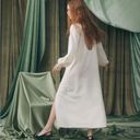Hill House New  The Simone Dress in Coconut Milk Cream White Midi Size Medium Photo 7