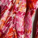 Krass&co NWT Esther &  Mallarey Floral Print Slit Leg Midi Dress Size 10 Photo 8