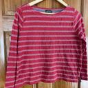 Krass&co LRL Lauren Jeans  Womens Longsleeve Tee Size M red white stripes Photo 0