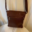 Vera Pelle  brown pebbled leather crossbody ITALY Photo 0