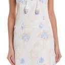 Badgley Mischka  Jacquard Lace-Up Shift Dress Photo 0