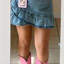 Aeropostale Ruffle Denim Skirt Photo 3