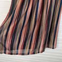 BCBGeneration  Multicolored Striped Spaghetti Strap Dress V Neck New Size 4 Photo 4