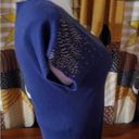 Cache  size medium blue top cap sleeve bust 38 inches length 27 inches Photo 1