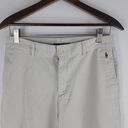 Ralph Lauren  Sport Wide leg Capris Pants White Logo Size 10 Photo 1