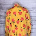 Isaac Mizrahi  Live! Size XL Floral Print Tie at Neckline Long Sleeve Blouse Top Photo 4