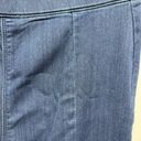 Cello NEW  Flared & Frayed Bell Bottom Pull On Dark Wash Denim Jeans Size Large Photo 7