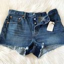 Levi's Premium 501 High Rise Jean Shorts Size 28 NEW WITH TAGS Retail $69 Photo 0