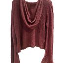 Roxy  Knit V Neck Hooded Knit Sweater Photo 4