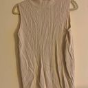 Dress Barn  Cream Beige Highneck Tank Size 14/16 Photo 0