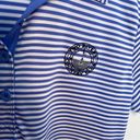 EP Pro  Golf Polo Shirt Blue White Stripes Photo 5