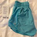 Lululemon High-Rise Hotty Hot Short 2.5” Electric Turquoise Photo 0