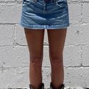 Jean Skirt Blue Size 2 Photo 0