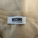 Moschino  Cheap Chic Button Up Cardigan Sweater Size 4 Retro Stripe Lightweight Photo 4