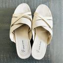 Wearever Wear.Ever Cork Wedge Tan Strappy Sandals Size 7M Photo 1