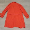 Anne Klein Ann Klein Red Trench Coat Photo 4