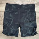 Gymshark  High Rise Black Gray Camo Side Scrunch Seamless Bike Shorts Size XL Photo 1