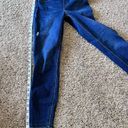 Spanx  Distressed Denim High Rise Elastic Waist Jeggings Photo 14