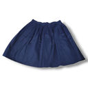 Grace Karin New  Skirt Size Large W32" Waist Pleated Skirt A-Line Skirt Blue NWT Photo 2