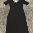 Iris Black Zip Up Dress Photo 4