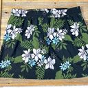 Speedo Skort Skirt XL Woven Floral Tennis Swim Golf Black Print Pockets UV Photo 5