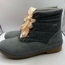 Keds  Wool Blend Camp Boot Water Resistant Suede Thinsulate Gray Women’s Size 8 Photo 3