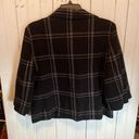 Banana Republic  Wool Jacket Plaid Black Size L Photo 6