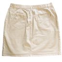 Ralph Lauren  Short Ivory Denim Cotton Casual Jean Skirt ~ Women's Plus Size 18W Photo 1