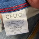 Cello distressed rugged blue jeans. Size 3- juniors Photo 5