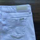 7 For All Mankind  Cropped Jeans Women’s Size 6 White Easy Fit Photo 7