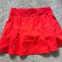 Lululemon  Pace Rival Skirt (Tall) *4-way Stretch Carnation Red Size 2 Tall Photo 3