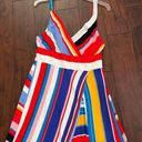 Tracy Reese  x Anthropologie Multicolored Seaside Striped Midi Dress Size 10P Photo 9