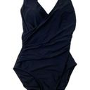 L.L.Bean  Solid Black One Piece Swim Suit Photo 0