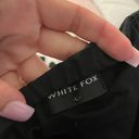 White Fox Strapless Mini Dress Black Size L Photo 2