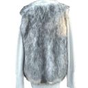 Rebecca Taylor Faux Fur Panel Cardigan Photo 1