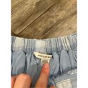 American Eagle  Blue And White High Waisted Plaid Shorts Size Small Photo 1