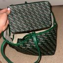 Green Leather tote bag Photo 2