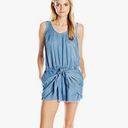 Tracy Reese Plenty by  Chambray Frayed Edge Romper Photo 3