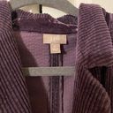 J.Jill Purple Corduroy Jacket Photo 1