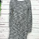 Merona  Heather Gray Boucle Long Sleeve Drawstring Waist Casual Dress Size XS Photo 10