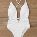 SheIn White Swimsuit Photo 2