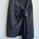 Bailey 44 Black Sleeveless Mini Dress Sarong Skirt Synergetic Size Small Photo 2