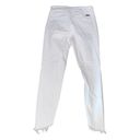 KanCan USA KanCan White Distressed Frayed Hem Cropped Skinny Jeans  Photo 2