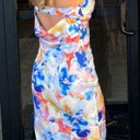 Floral Strapless Midi Dress Multi Size XS Photo 1