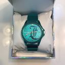 Juicy Couture NIB  Black Label Women’s Shiny Metallic Green Rhinestone Watch Photo 0