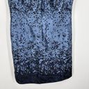 Mario Serrani  Womens Sleeveless shimmer Pleated Midi Dress Blue Size 14 Party Photo 4