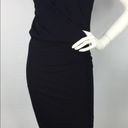 James Perse  Splice Midi Dress Solid Black Photo 7