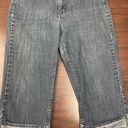 Riders By Lee Denim Capris with Button Pockets Size 12 Photo 0